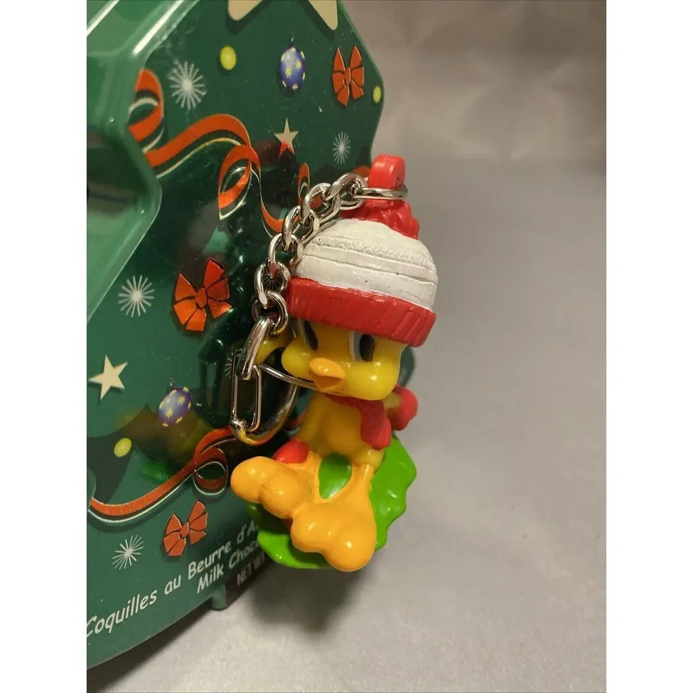 Tweety Bird Figure Clip On Key Chain-Christmas Tree‎ Box Russell Stover